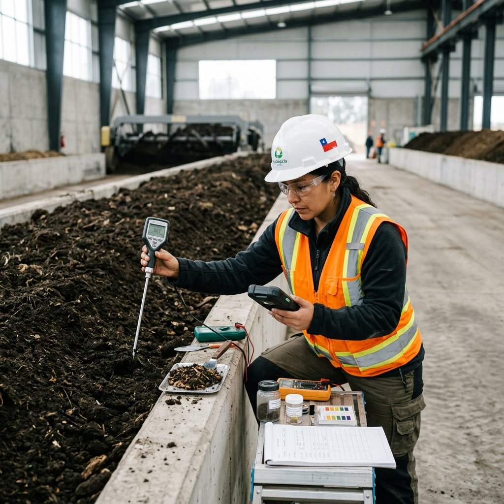 Ingeniería ambiental y control de calidad en compostaje BIOVALOR
